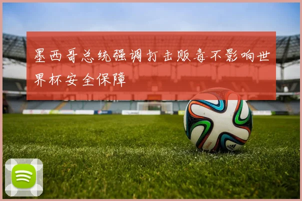墨西哥总统强调打击贩毒不影响世界杯安全保障